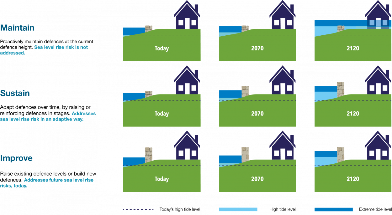 Sea Level Rise Graphic