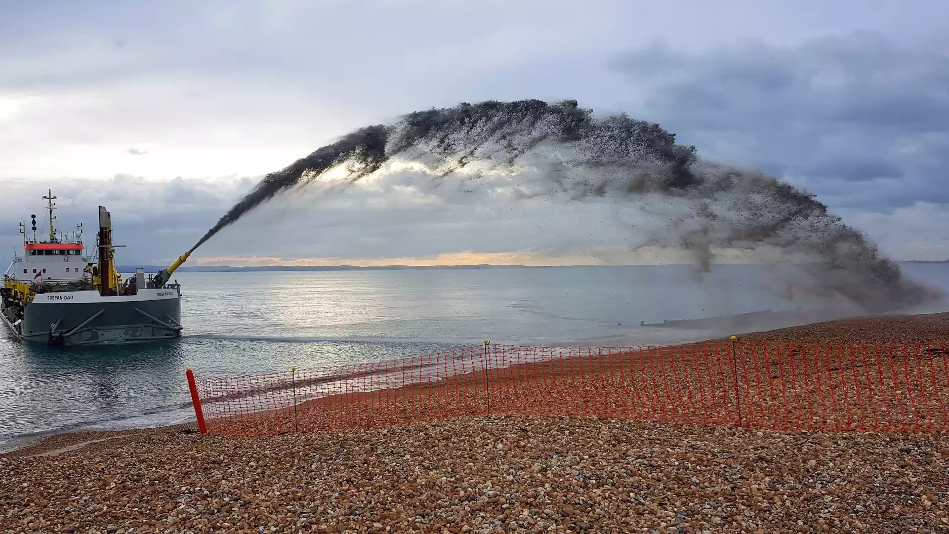 Replenishment of shoreline